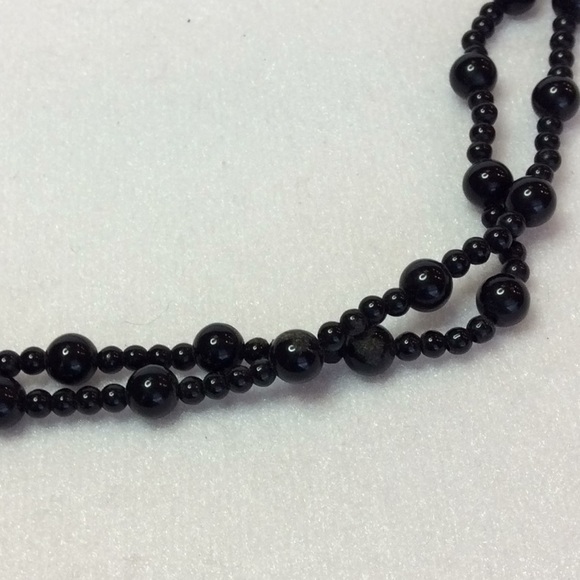 FINAL SALE PRICE Classic Black Necklace Set - Picture 4 of 9